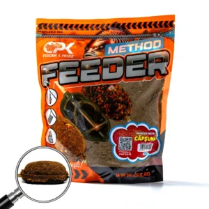 Groundbait Method Feeder Faina De Peste & Capsuna 900g
