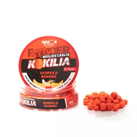 BOILIES KOKILIA METHOD FEEDER PENTRU CARLIG SCOPEX & BANANA 5-7mm 30g