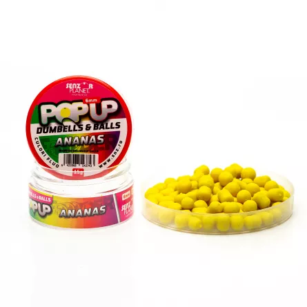 POP-UP DUMBELLS & BALLS ANANAS 6mm 15g